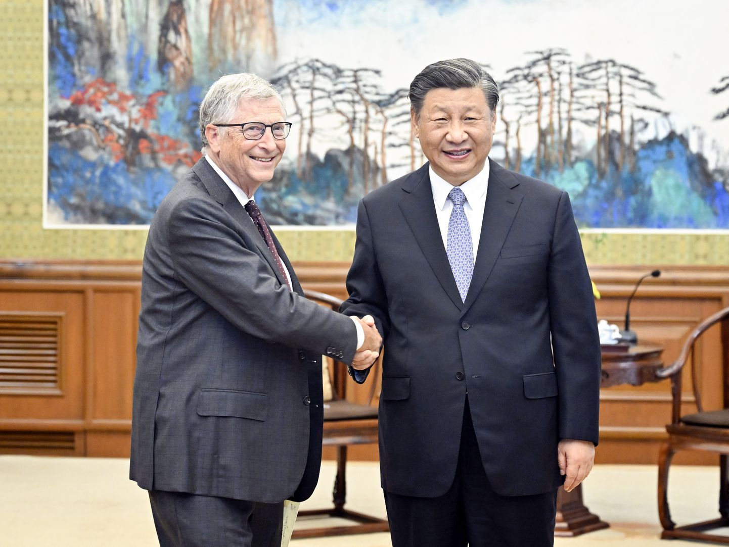 Hiina president Xi Jinping kohtus Bill Gatesiga.