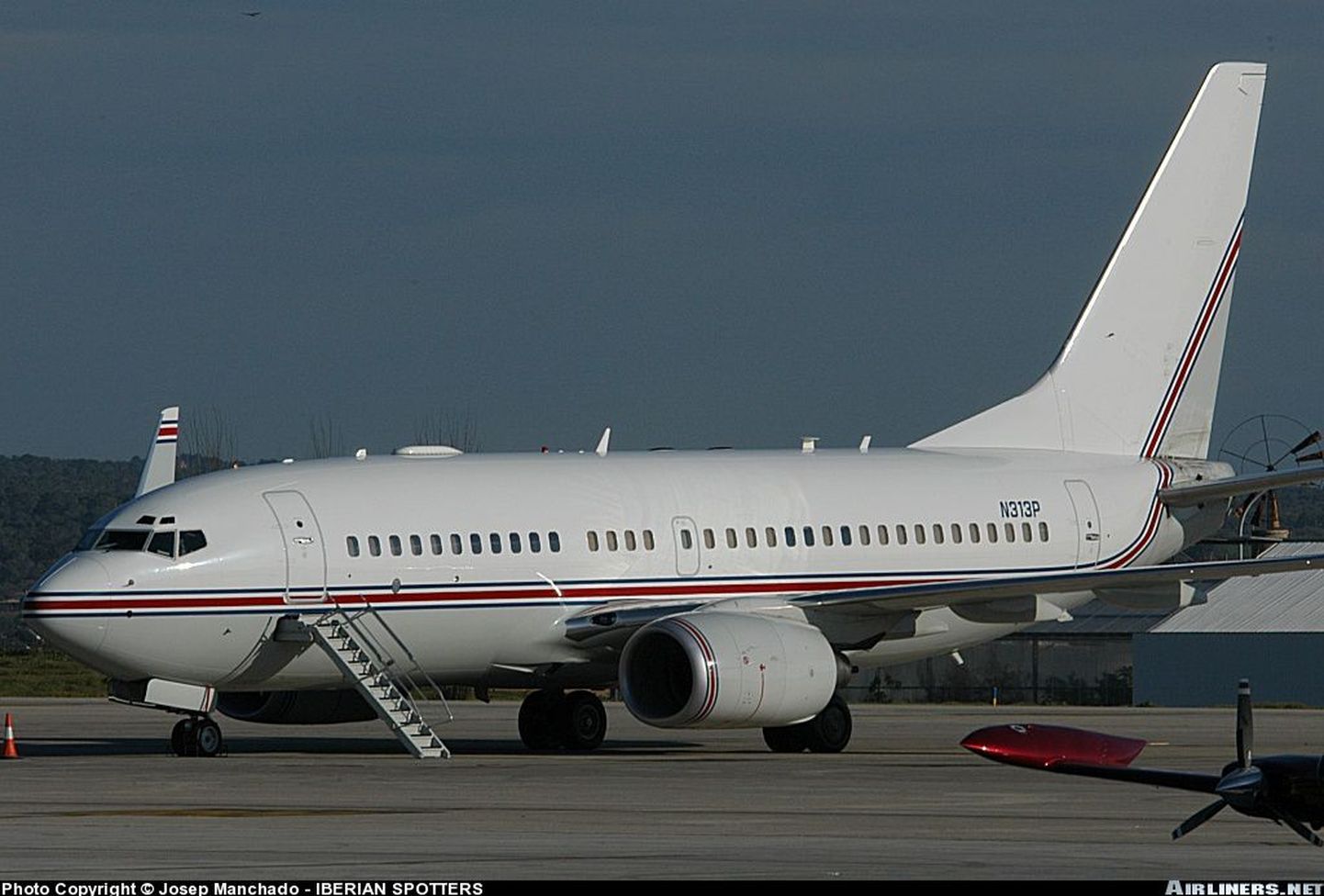 USA luureagentuuri Boeing pardanumbriga N313P käis Pärnus vähemalt kolm korda.