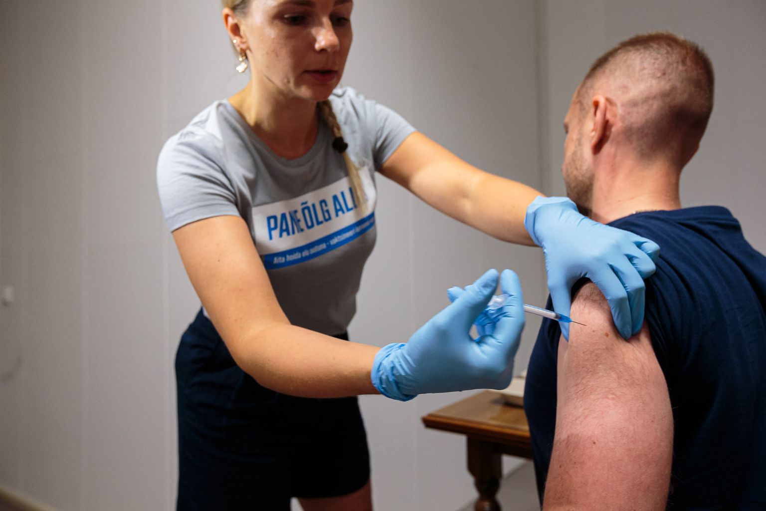 Eelregistreerimiseta vaktsineerimine Narvas Fama keskuses