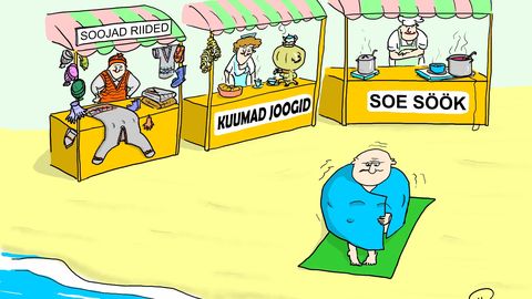 NÄDALA KARIKATUUR ⟩ Suvesoe on möödas, sügisilmad käes