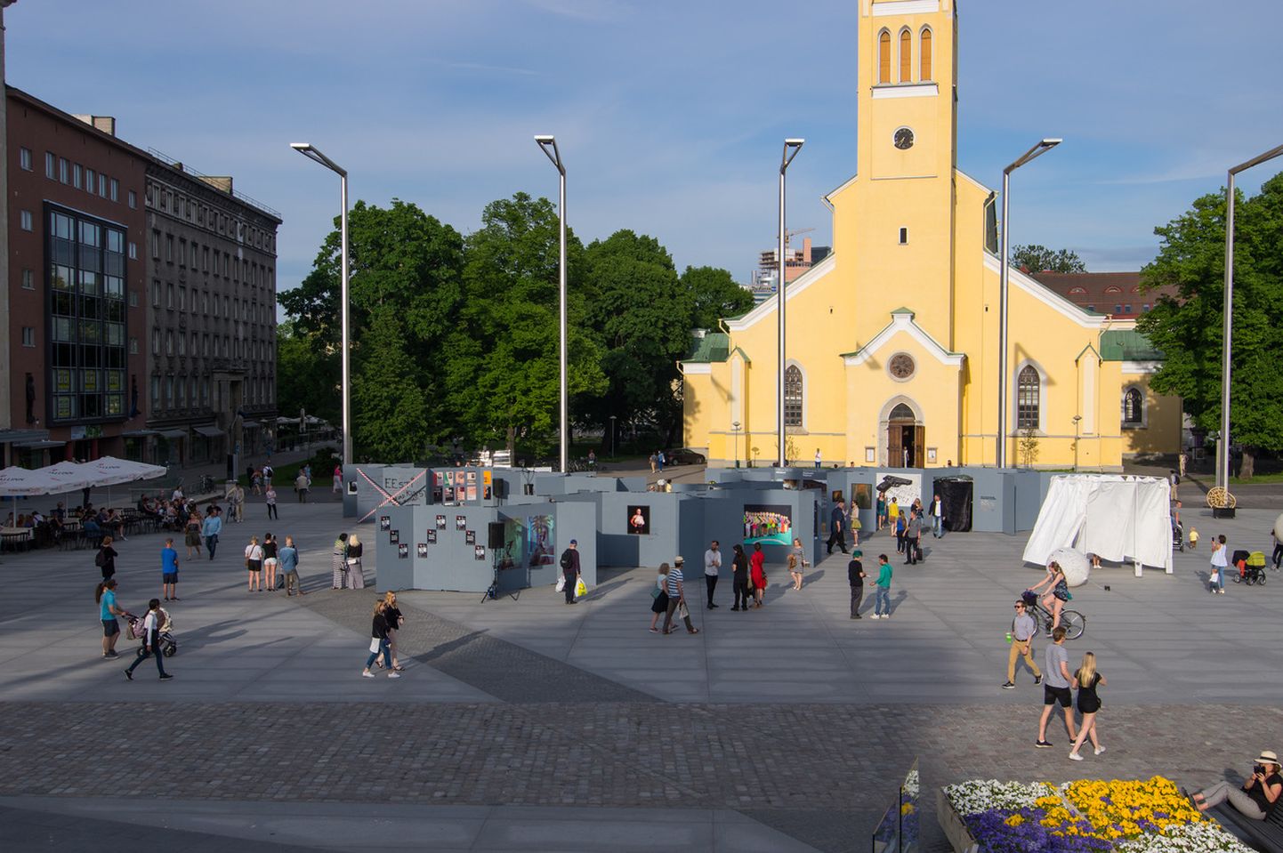 Tallinn Art Week Vabaduse väljakul.
