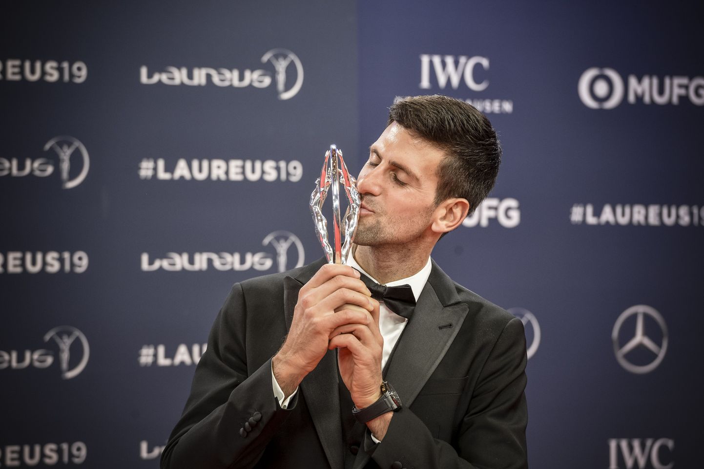 Serbia suursaadik spordimaailmas Novak Djokovic eile Monacos Laureuse auhinnaga.