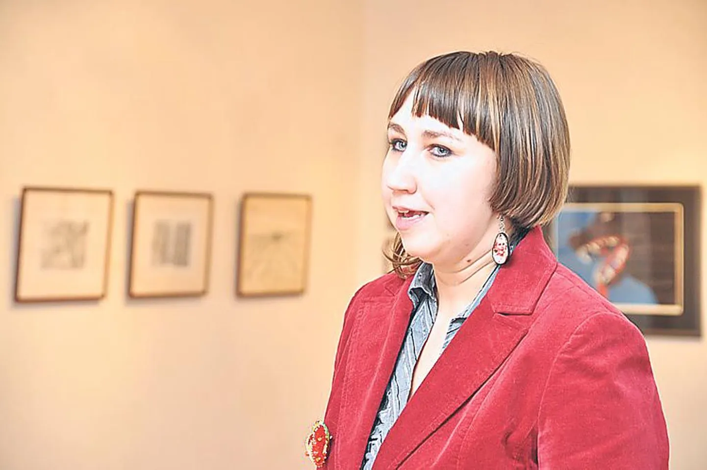 “Selliseid näitusi võiks teha regulaarselt,” märkis Pärnu kunstikooli direktor Kristel Kallau.