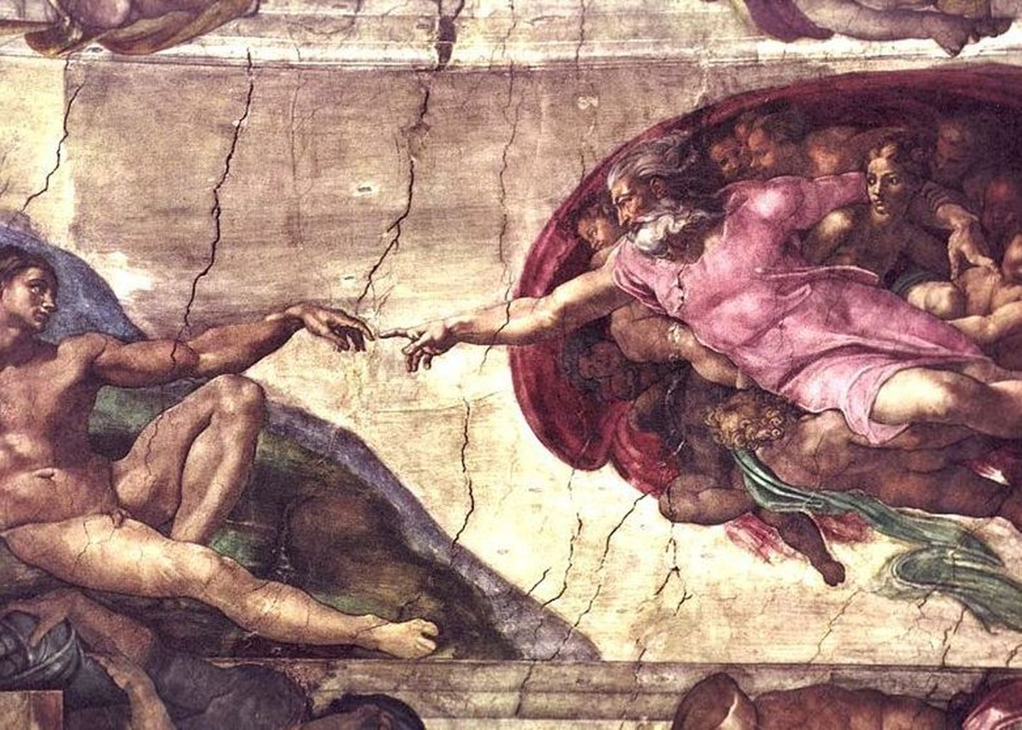 Michelangelo teos «Aadama loomine»