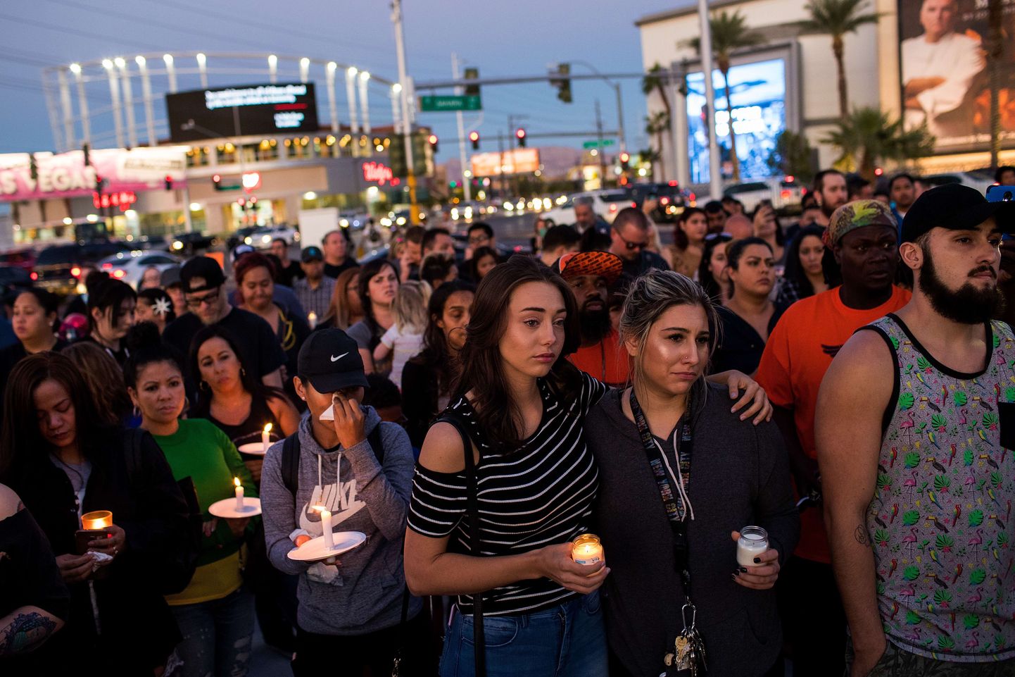 Massimõrva ohvrite mälestamine Las Vegases.