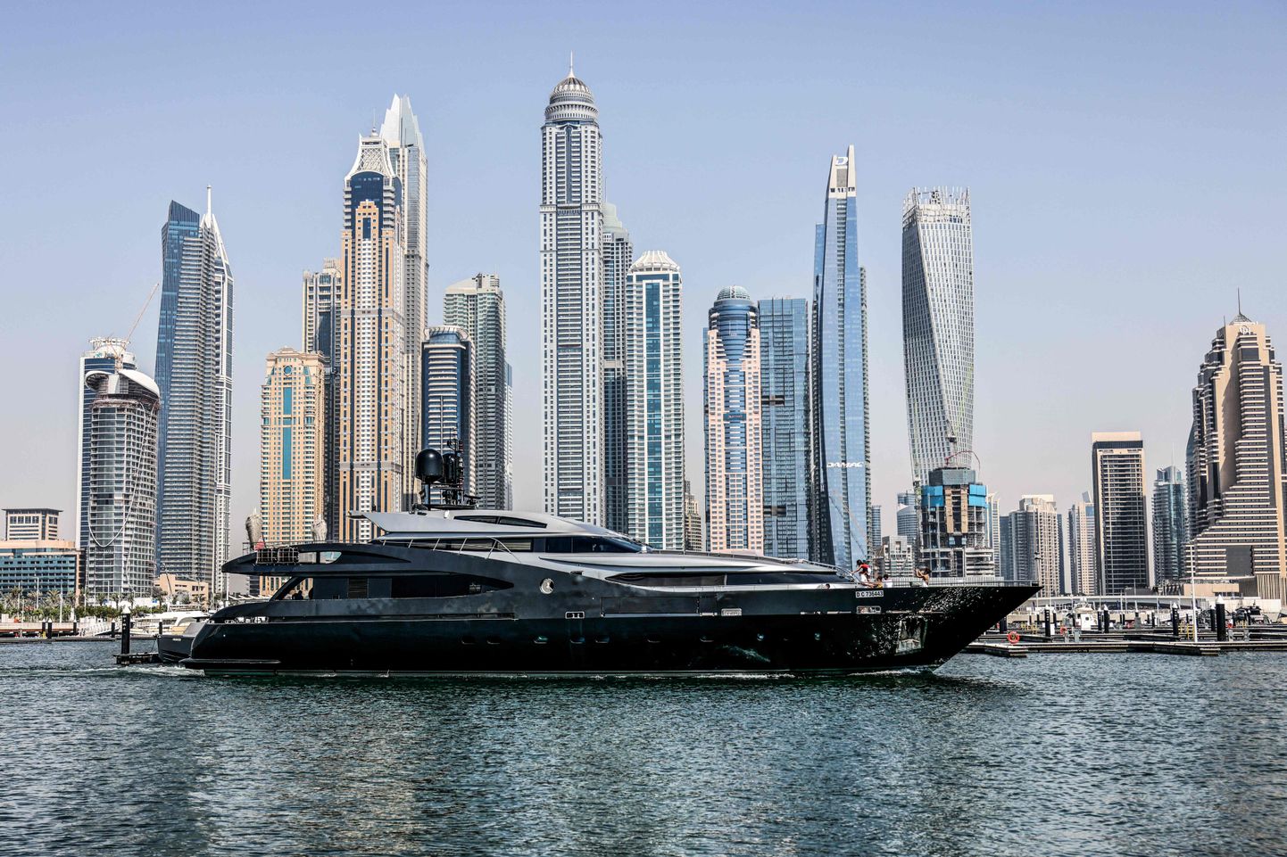 Luksusjaht Dubais.