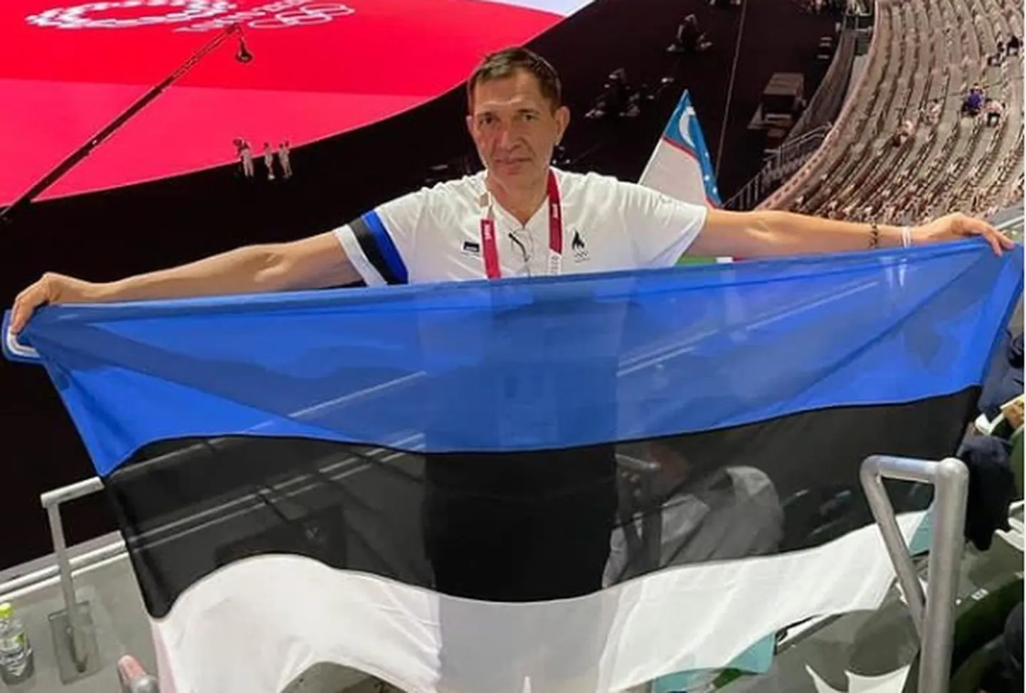 Урмас Сыырумаа на Олимпиаде в Токио.