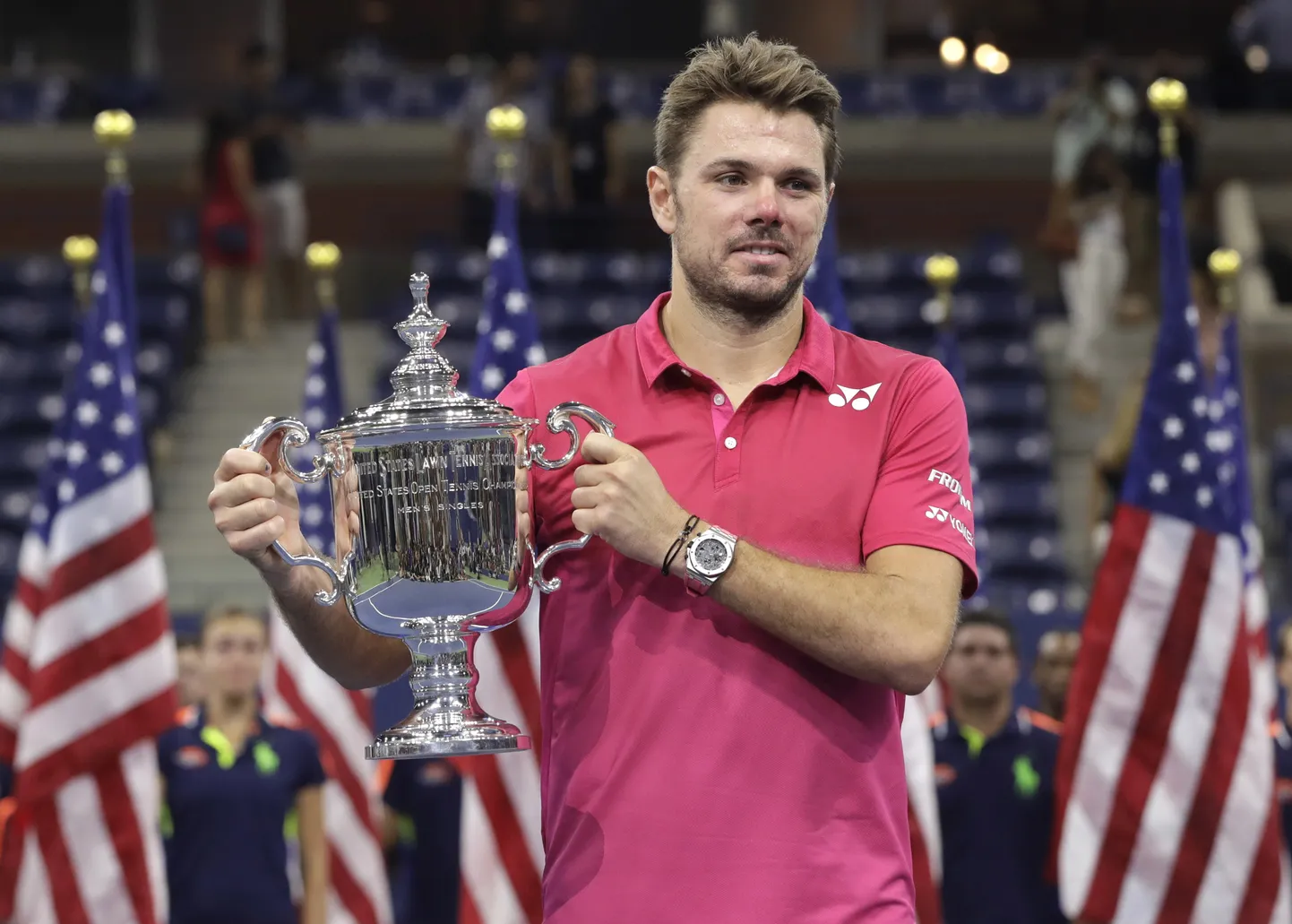 Šveitslane Stan Wawrinka võitis USA tennise lahtised meistrivõistlused aastal 2016.