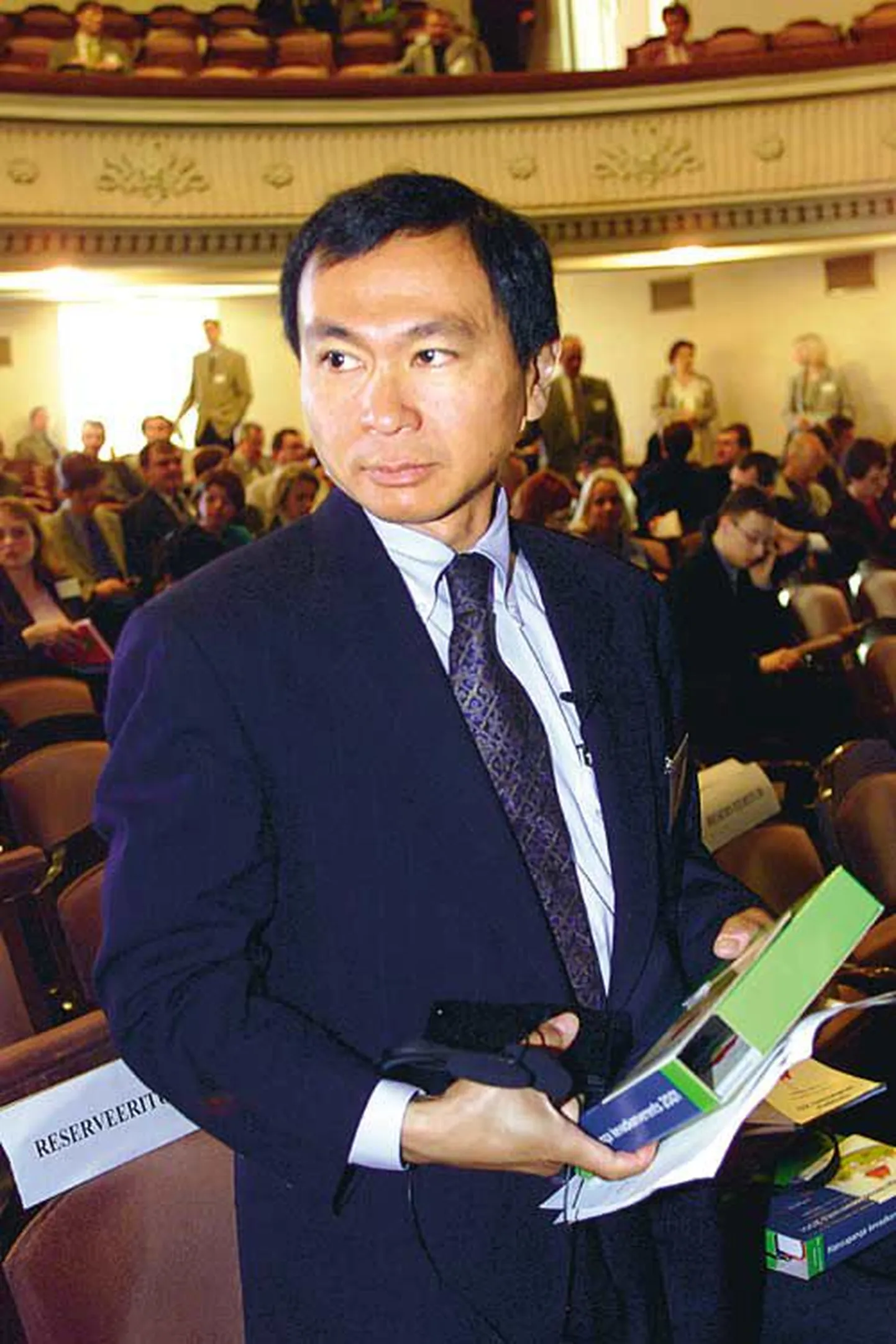 Francis Fukuyama külastas Eestit 2001. aasta kevadel.