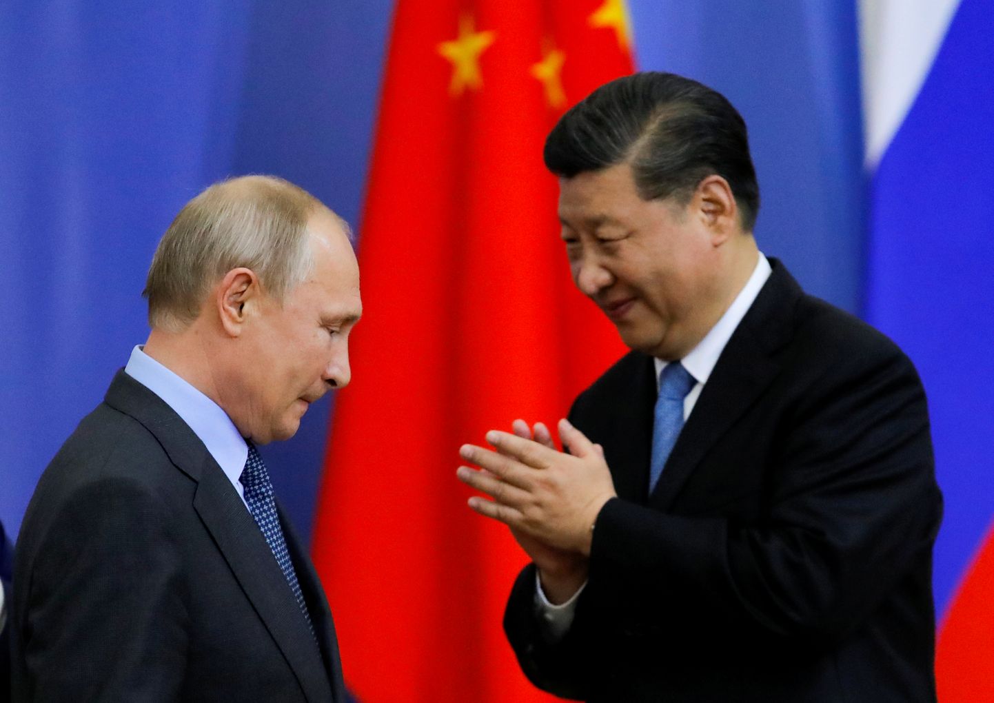 Vene Föderatsiooni President Vladimir Putin ja Hiina president Xi Jinping.