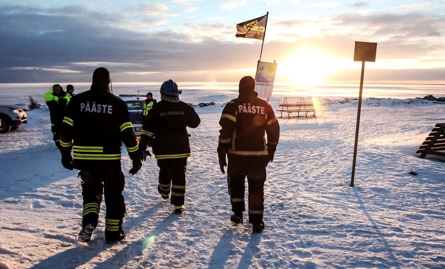 Ka täna päästeti Pärnus merejäält kalastajaid.
