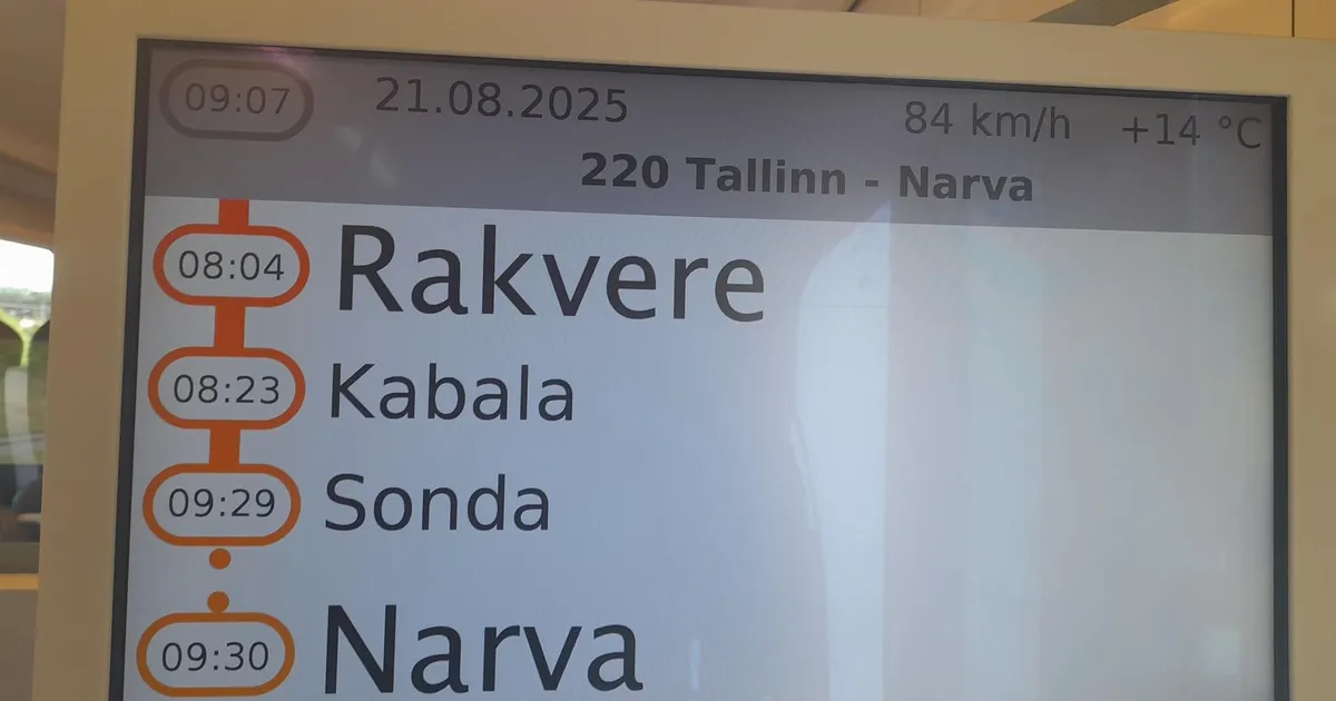 Skandaalne lugu. Elroni rong hilines Rakverre enam kui tunni