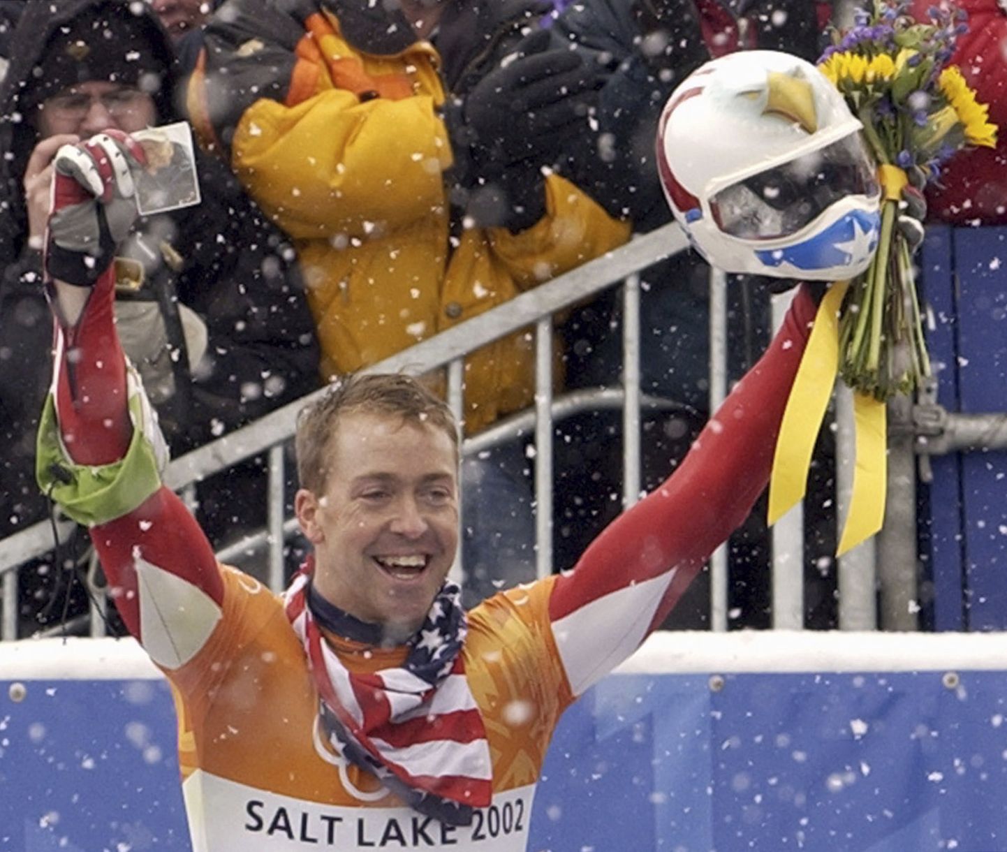 James Shea 2002. aasta Salt Lake City olümpial.
