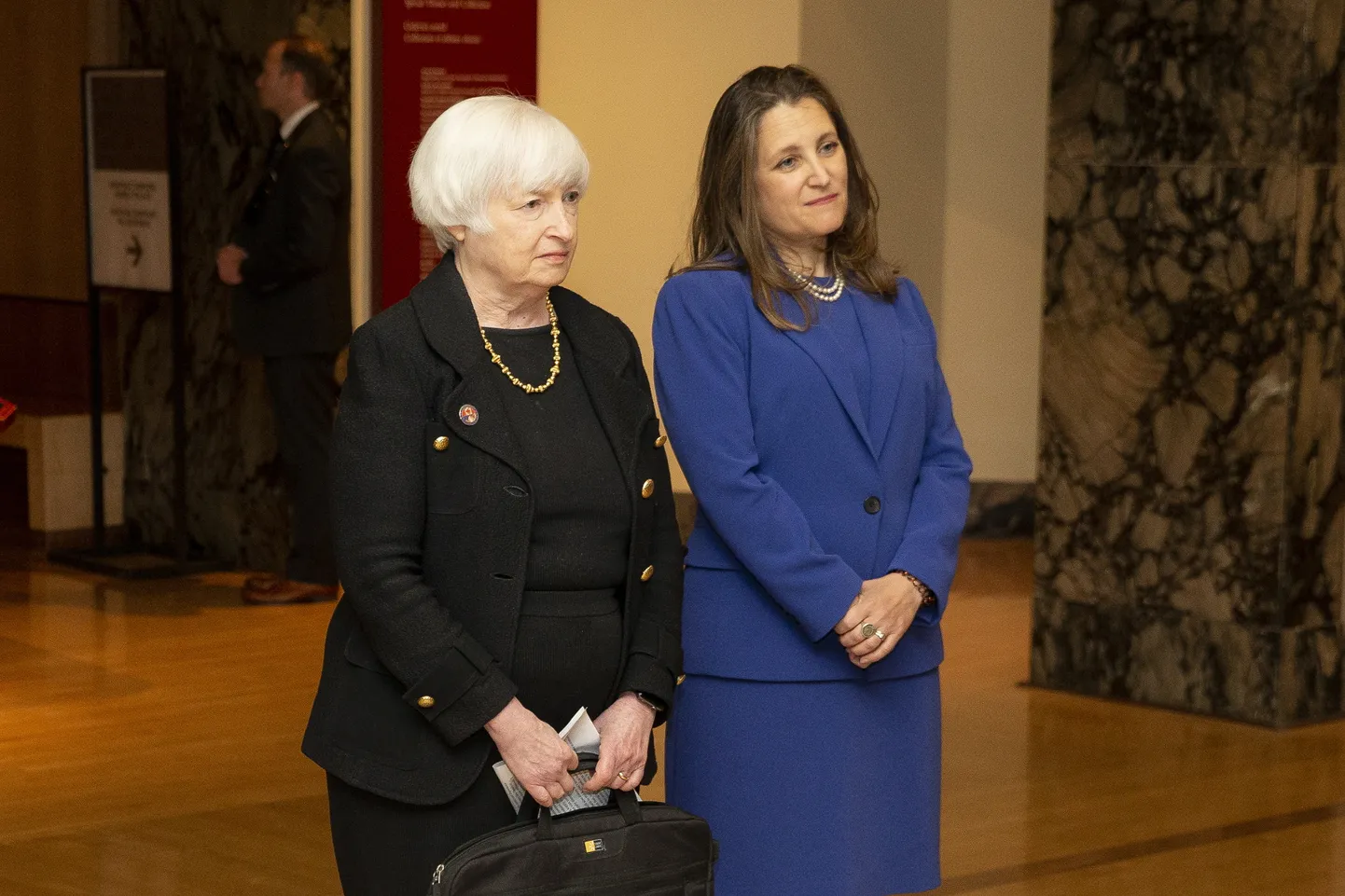 Janet Yellen ja Chrystia Freeland.