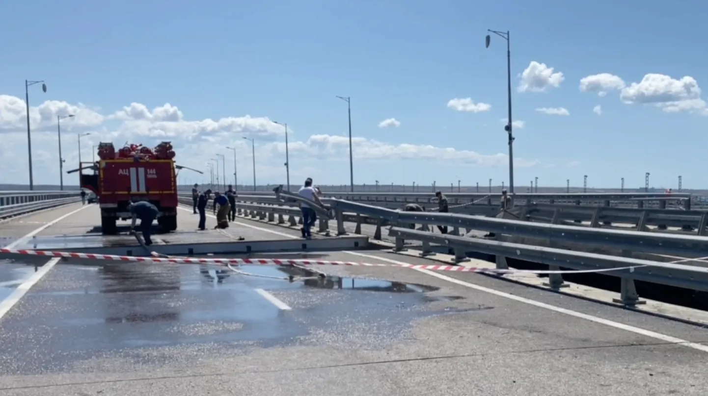 Krimas tilta remontdarbi