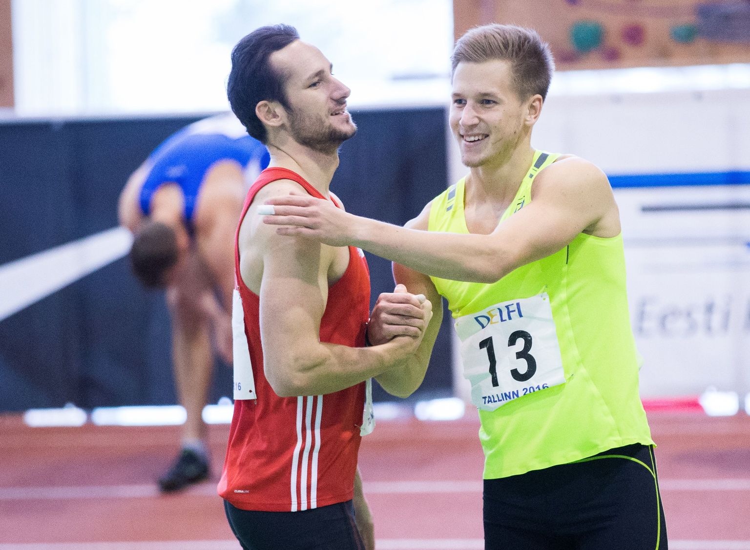 Janek Õiglane ja Kai Kazmirek konkureerisid Tallinna võistlusel 2016. aastal. Poolteist aastat hiljem võistlesid mehed juba Londoni MM-il medali eest.