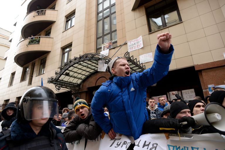 Marurahvuslaste tänane protest Moskvas. Fotod: Scanpix