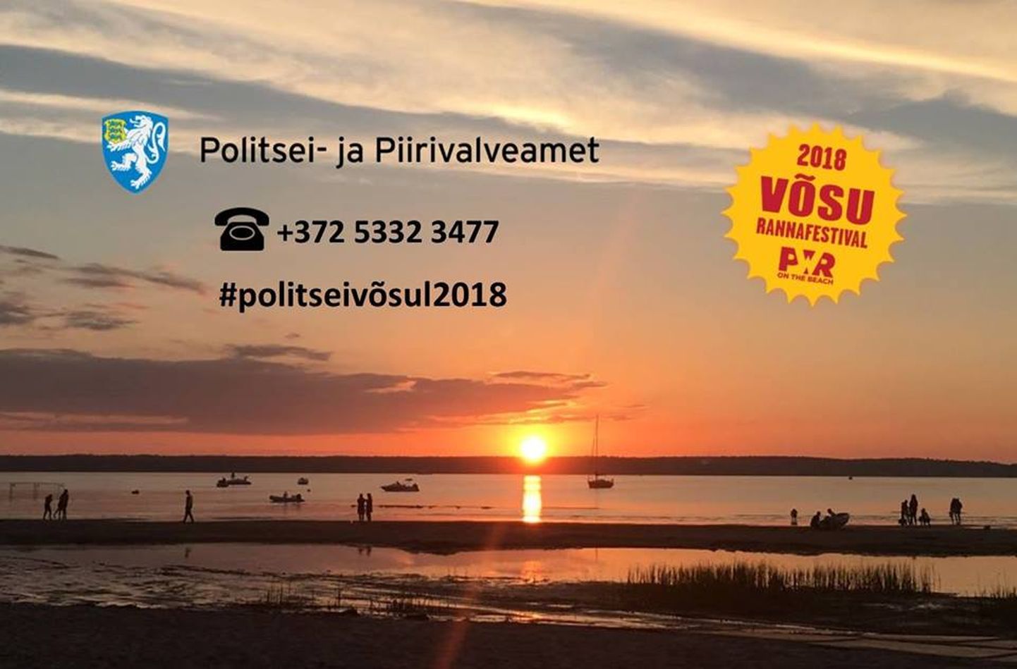 Rakvere politseijaoskonna Facebooki üritus «Politsei info /// Võsu Rannafestival 2018»