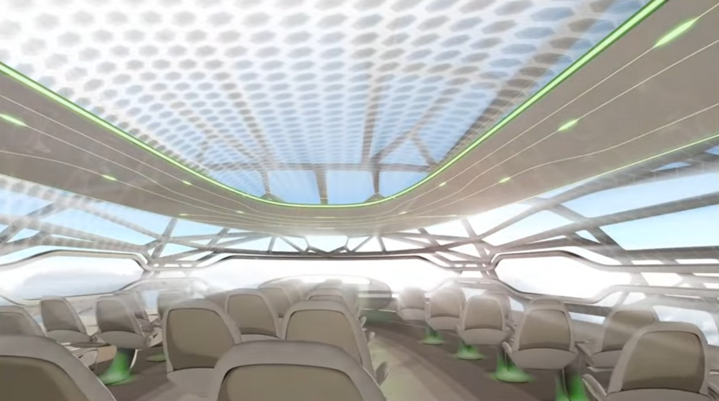 Так будет выглядеть самолет в 2050 году.