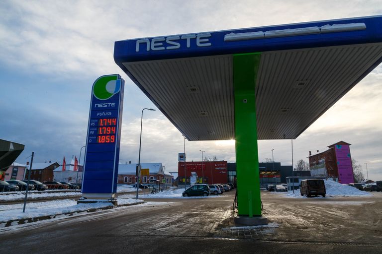 АЗС компании Neste в Эстонии.