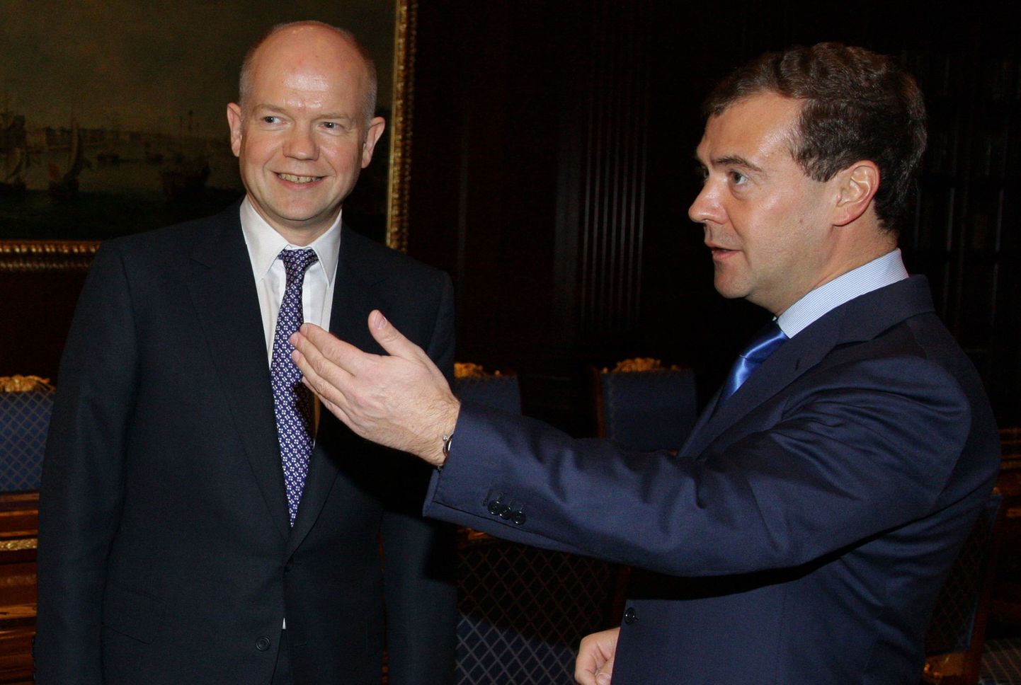 Hague ja Medvedev.