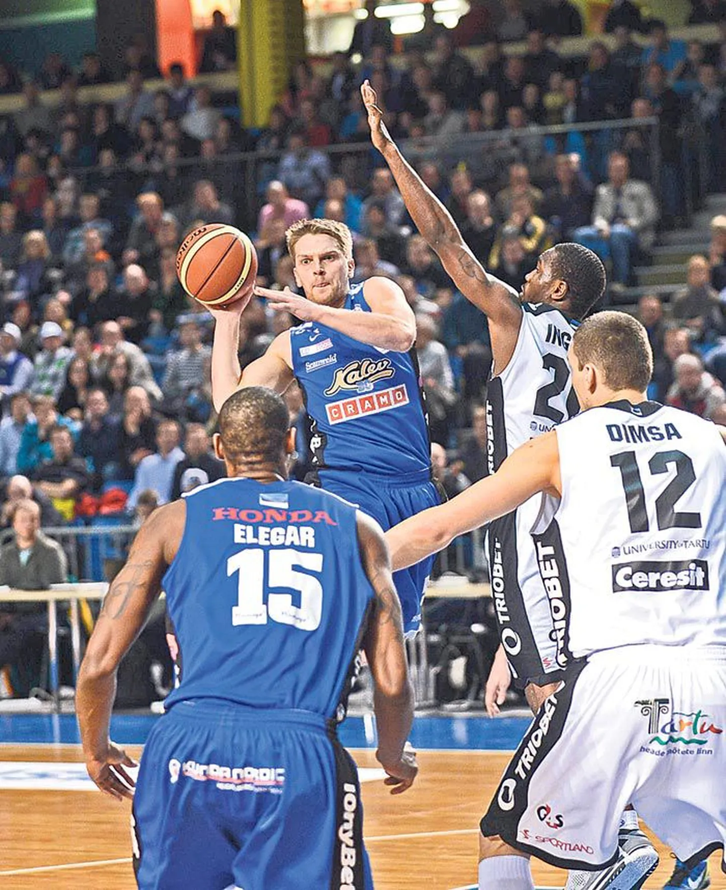 Täna algavad Eesti korvpalli meistriliiga finaalmängud ennustavad tulist vastasseisu ka Kalev/Cramo mängujuhi Tanel Soku ja TÜ/Rocki mängujuhi Justin Ingrami vahel.