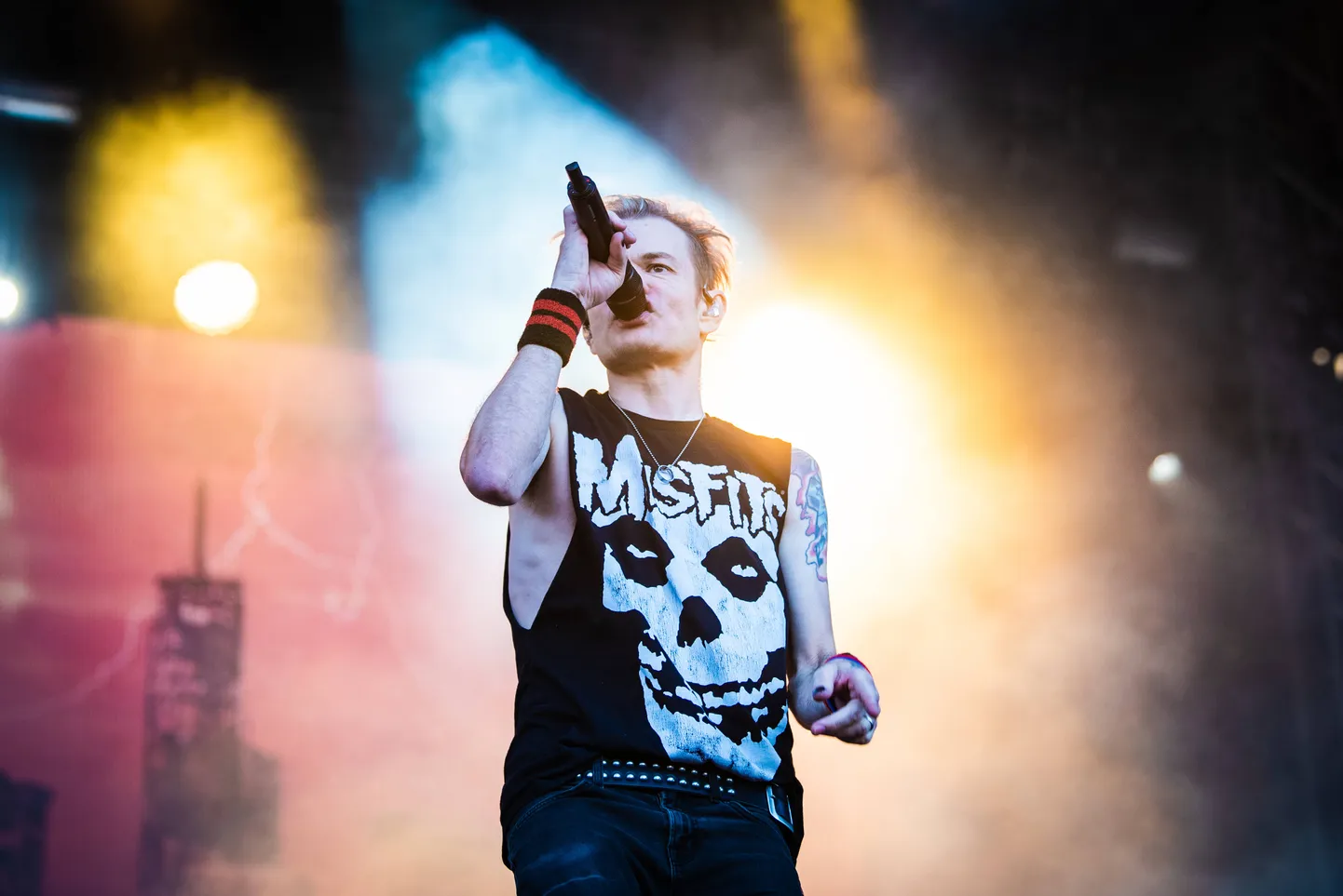 Deryck Whibley esineb Sum 41'ga 2022. aastal Oslos.