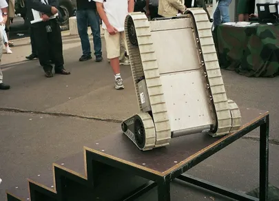 Prantsuse sõjavägi demonstreerib Packboti. Foto:
