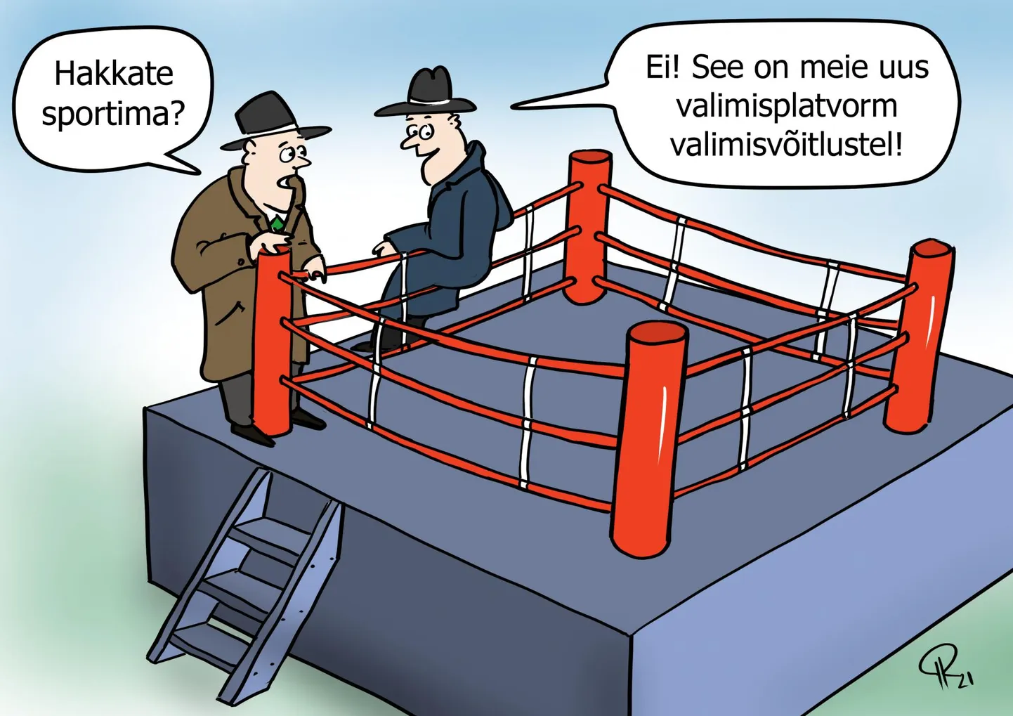 Nädala karikatuur "Poliitkaklus".