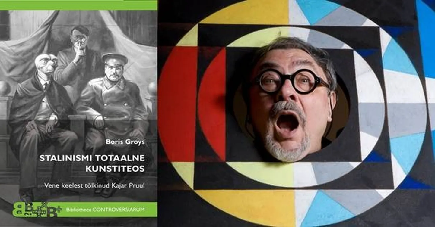 Boris Groysi mõjukas raamat «Stalinismi totaalne kunstiteos» (Tallinna Ülikooli Kirjastus). Kunstnik Vitaly Komar.