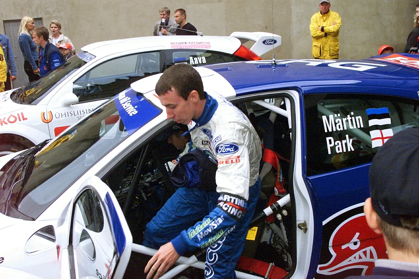 Markko Märtin 2002. aasta juulis Tartu E.O.S. Rallyl, kaks nädalat pärast Keenia MM-etappi.