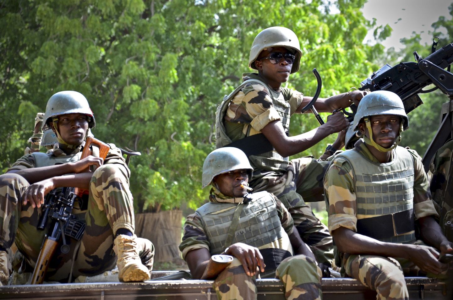Nigeri sõdurid.