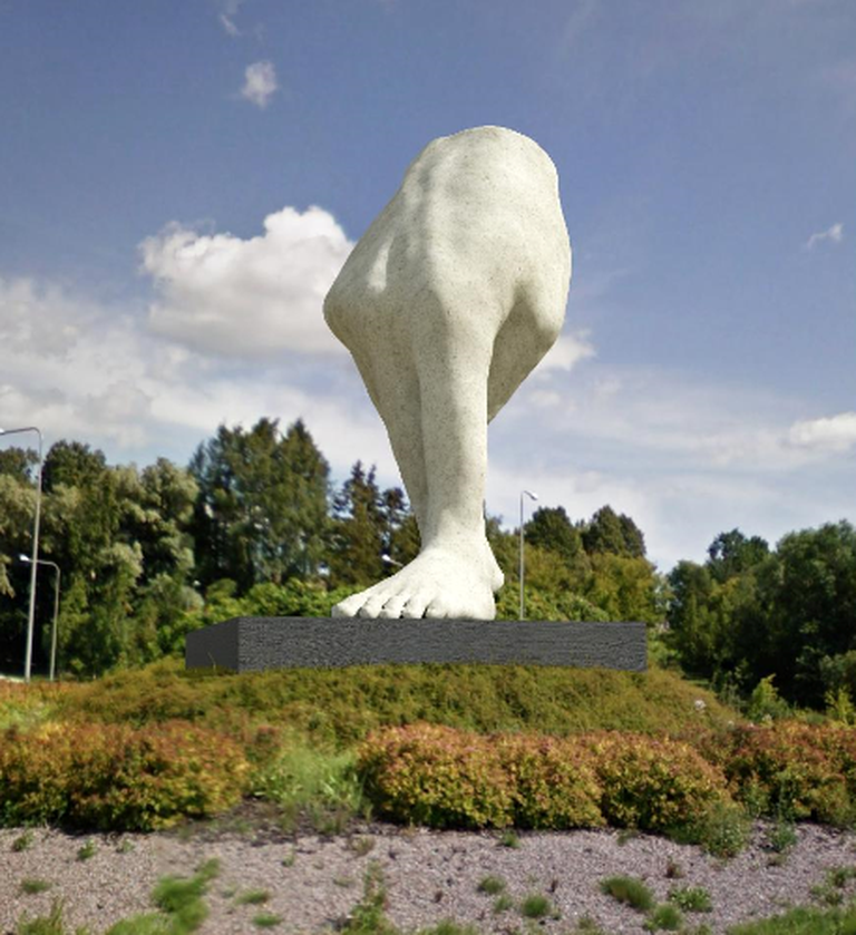 Cкульптура Sammud Viljandi
