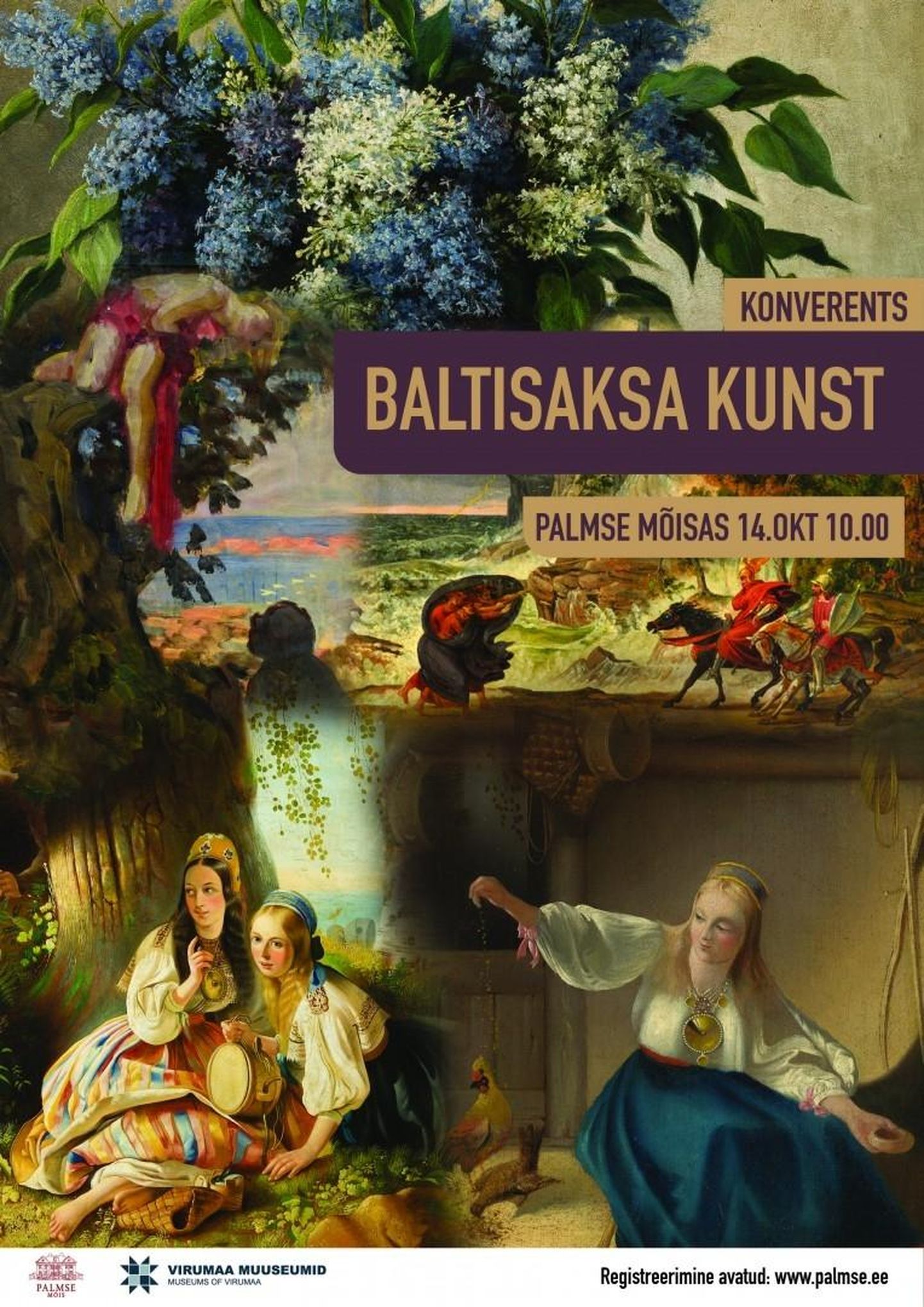 Rahvusvahelise konverentsi "Baltisaksa kunst" plakat.