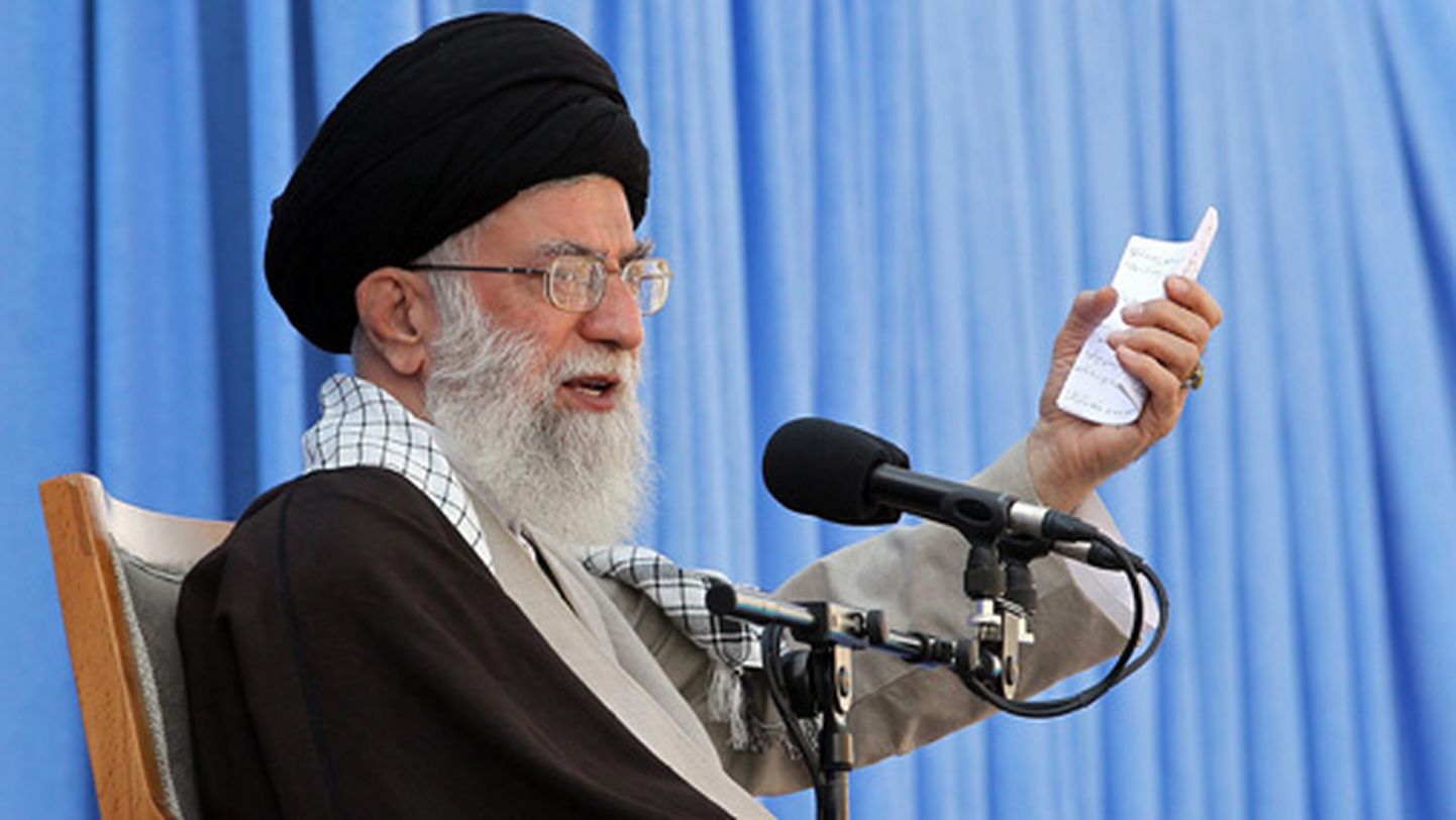 Irānas augstākais līderis ajatolla Ali Hamenei.