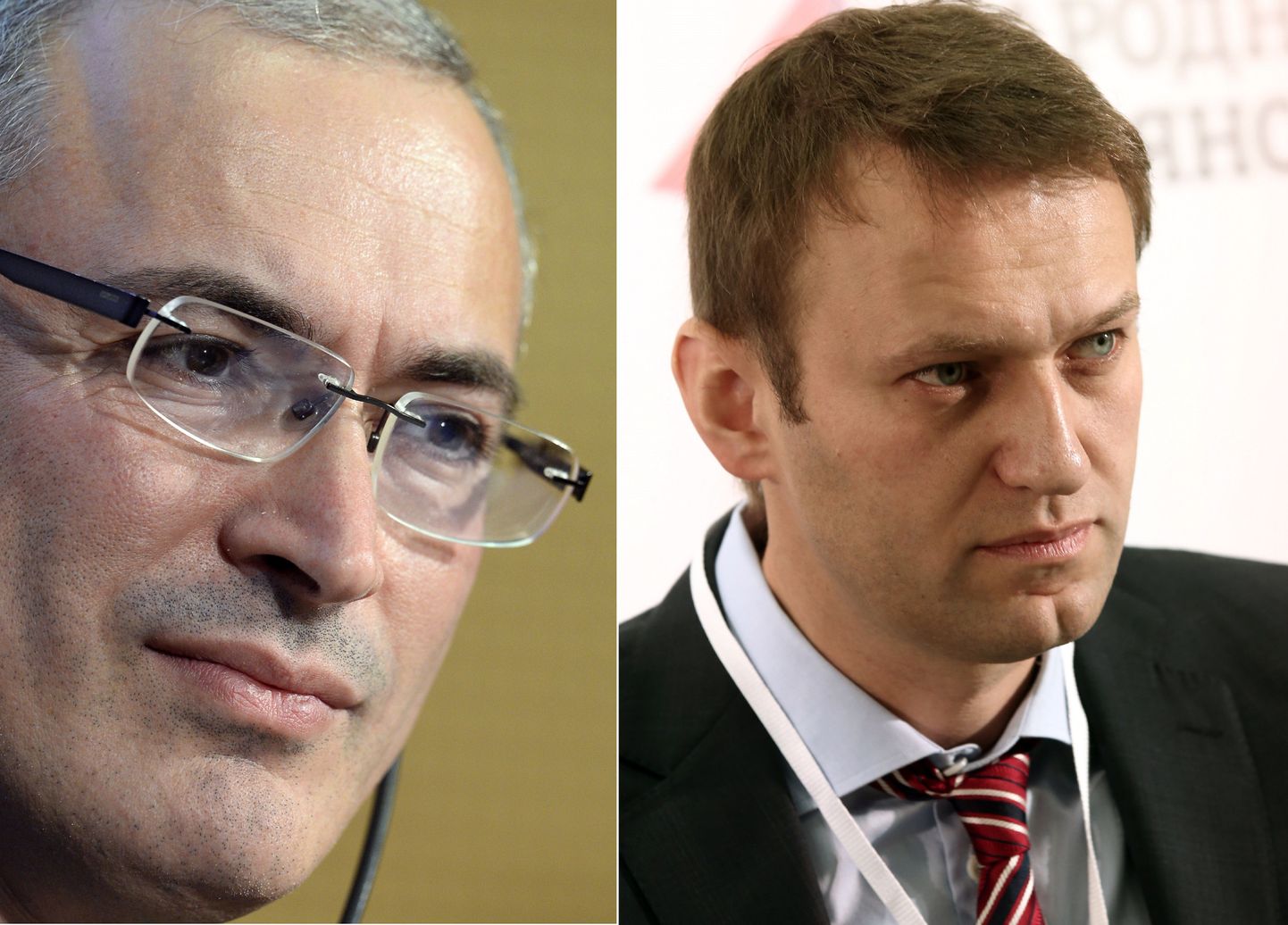 Mihhail Hodorkovski ja Aleksei Navalnõi.