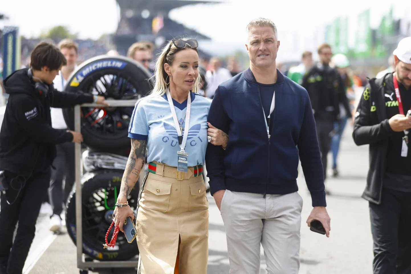 Cora ja Ralf Schumacher 2022. aasta augustis.