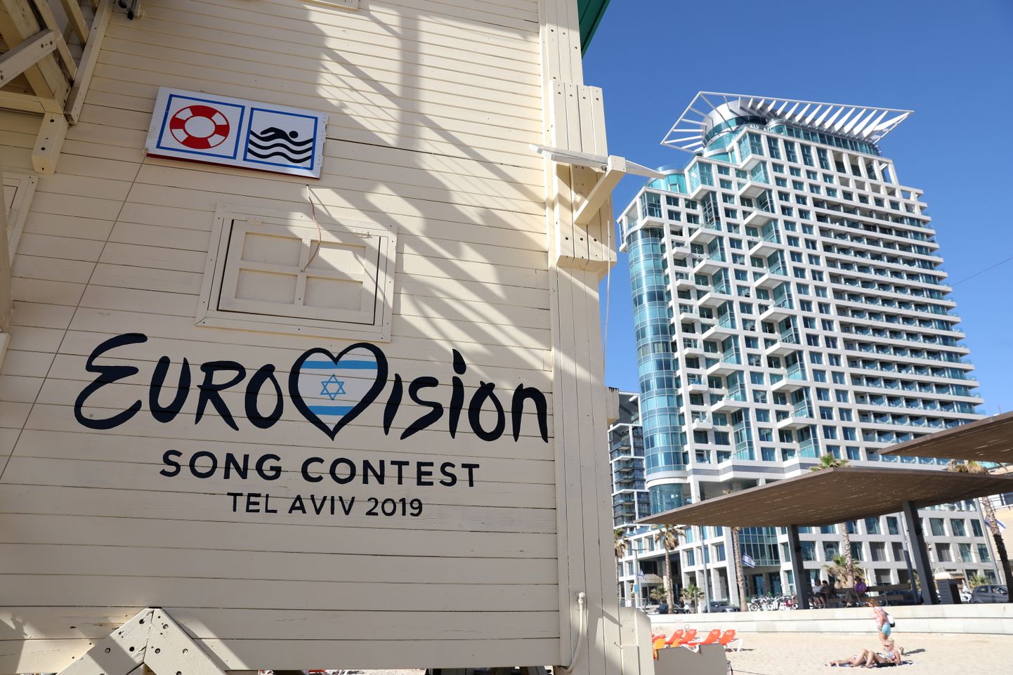 Tel Aviv Eurovisiooni lauluvõistluse eel.