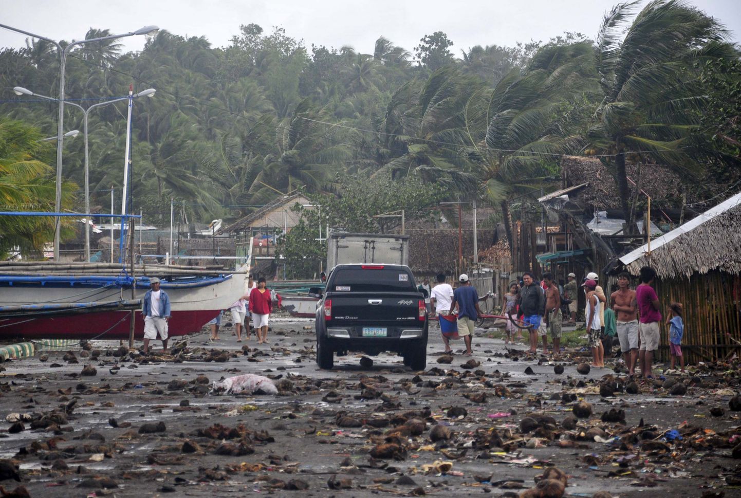 Legazpi asula pärast taifuuni.