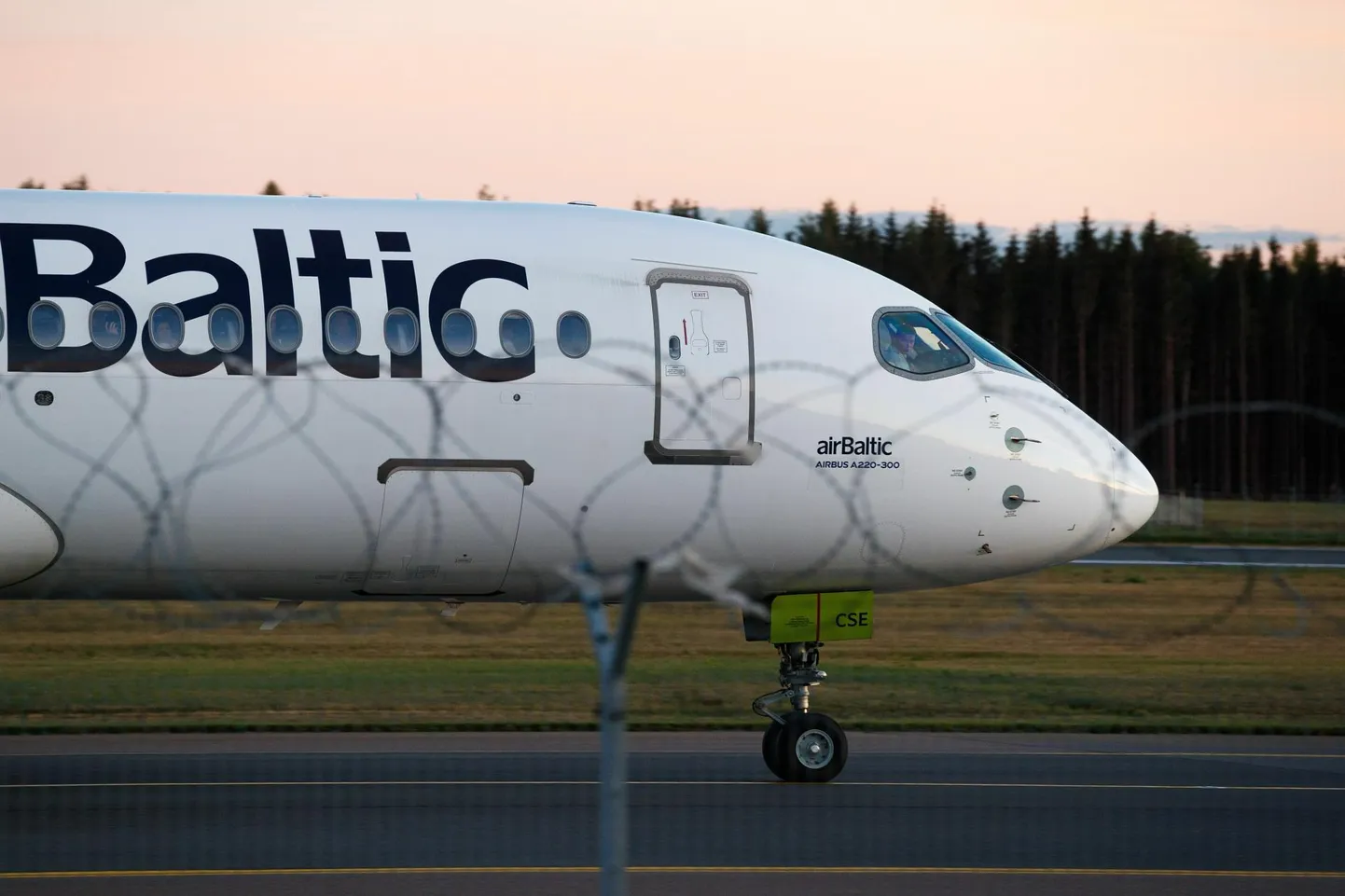 Air Balticu lennuk Tallinnas