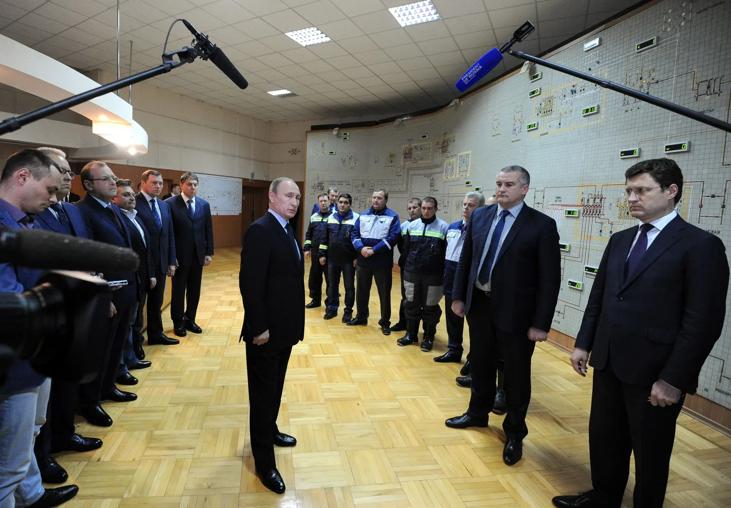 Venemaa president Vladimir Putin kohtumisel.