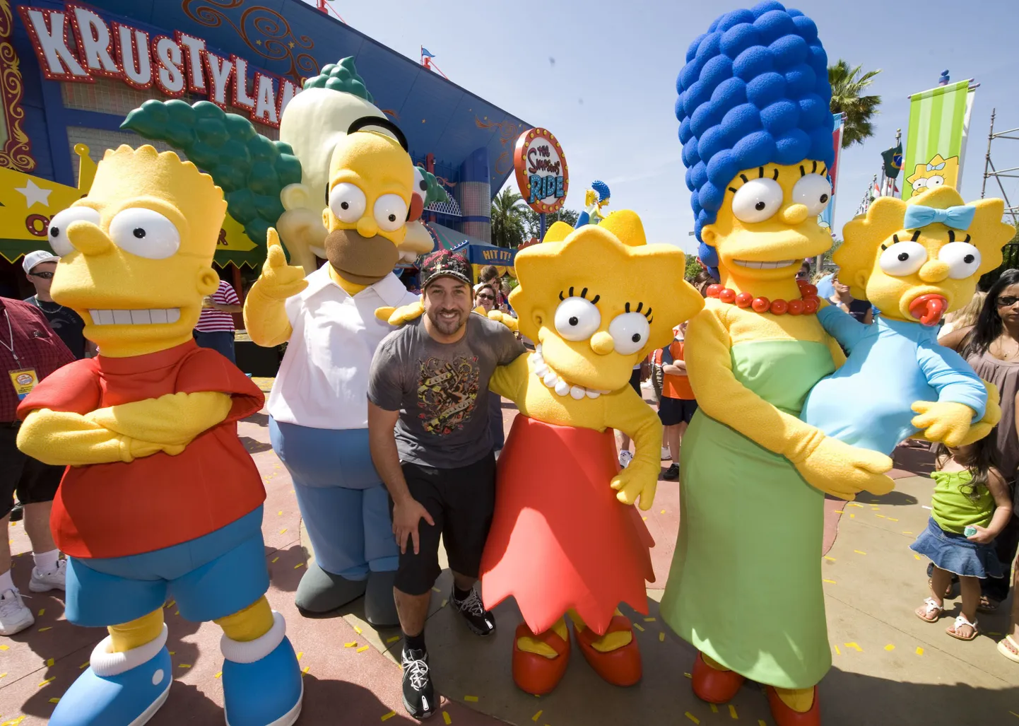 Multikaperekond Simpsoneid kujutavad maskotid