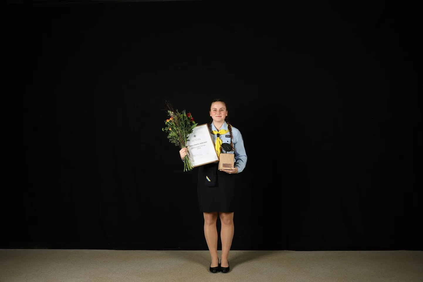 Aasta kodutütre tiitli pälvis Pärnu ringkonna kodutütar Karina-Mirtel Dervojed.
