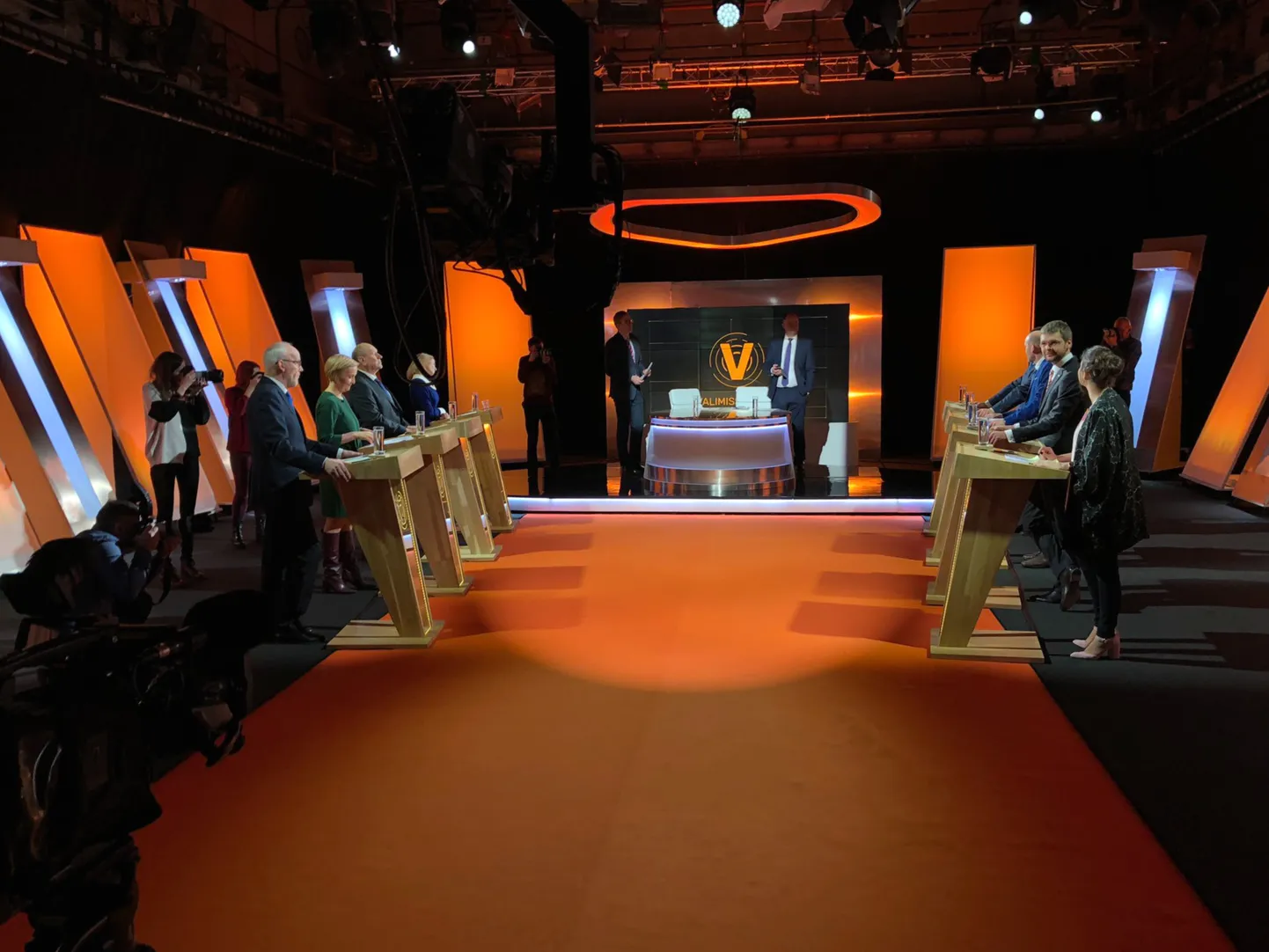 Valimisdebatt ETV stuudios.