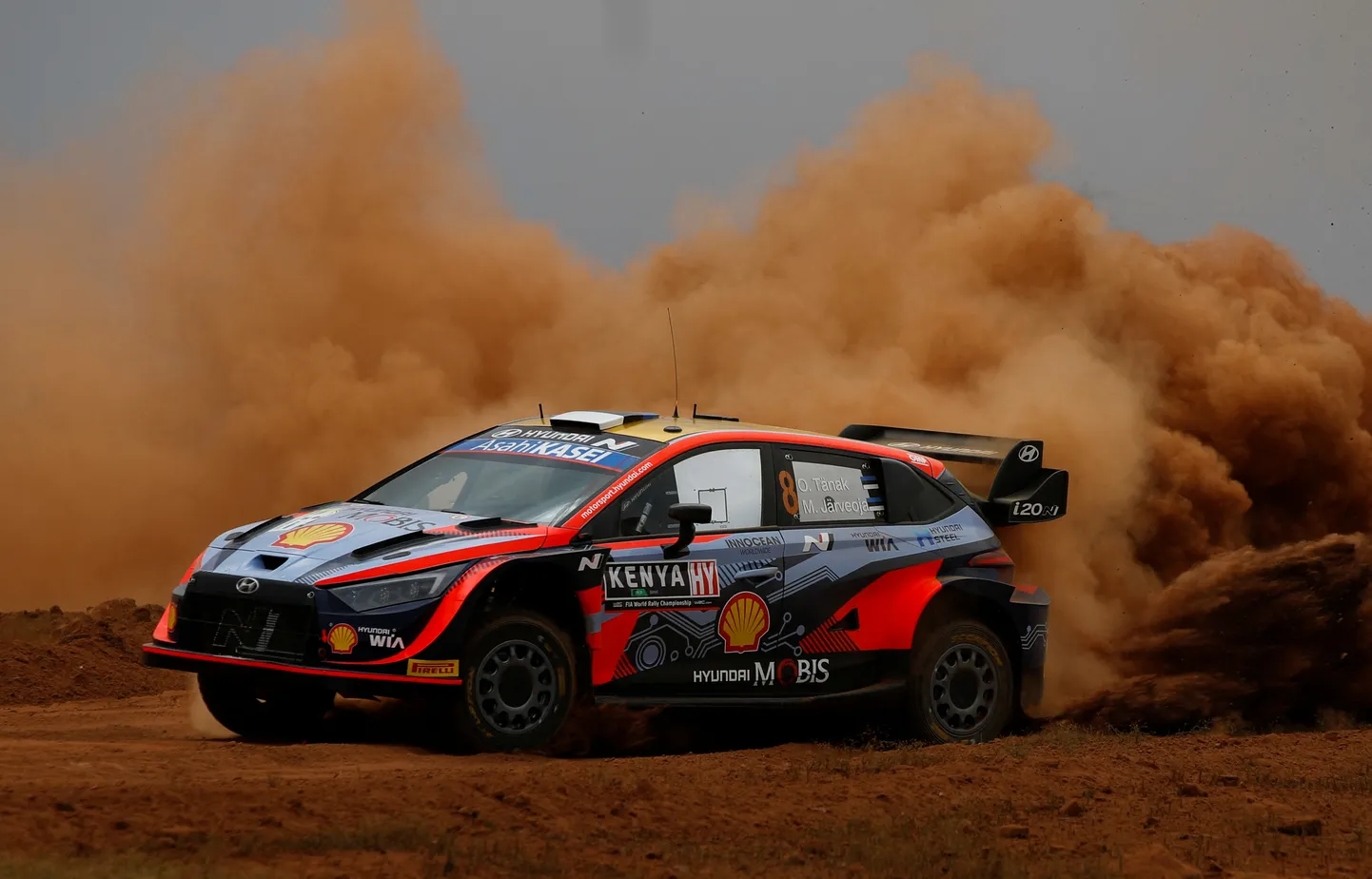 Ott Tänak Keenia rallil.