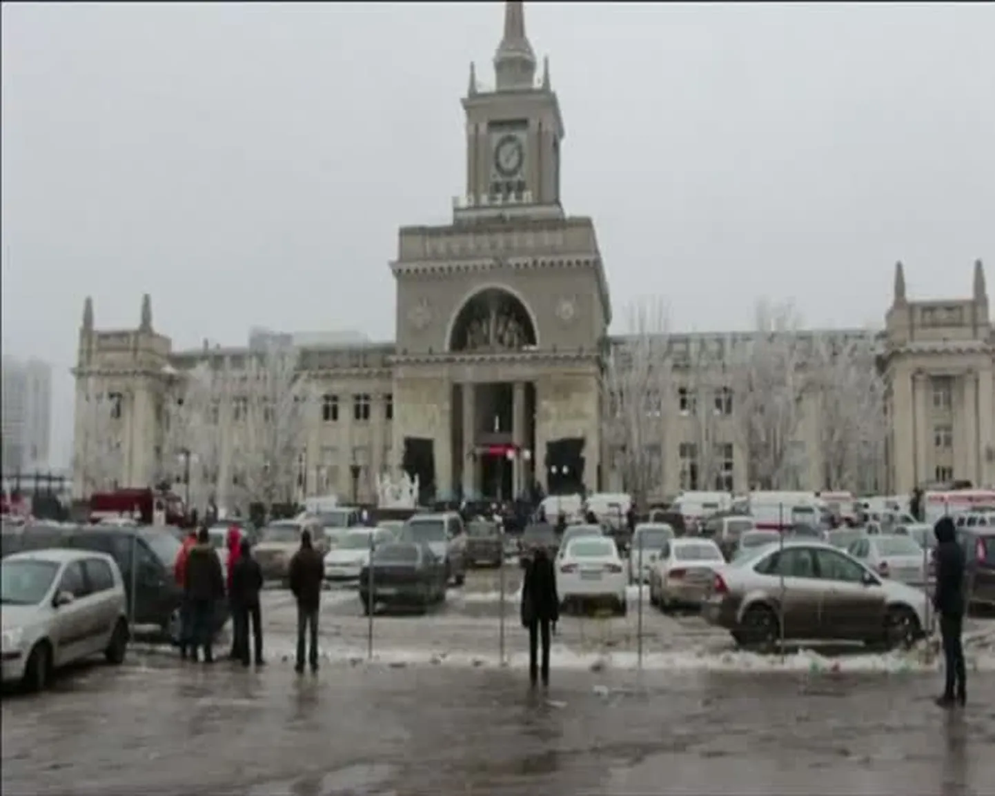 Фото с места взрыва в Волгограде.