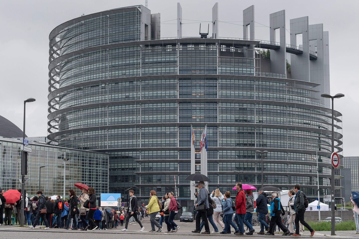 Здание Европейского парламента в Страсбурге.