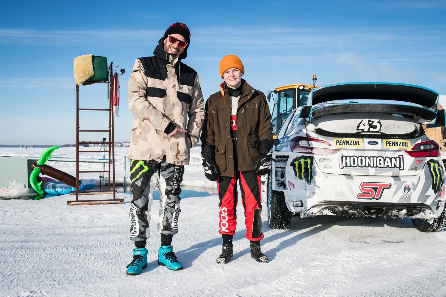 Ken Block ja Oliver Solberg