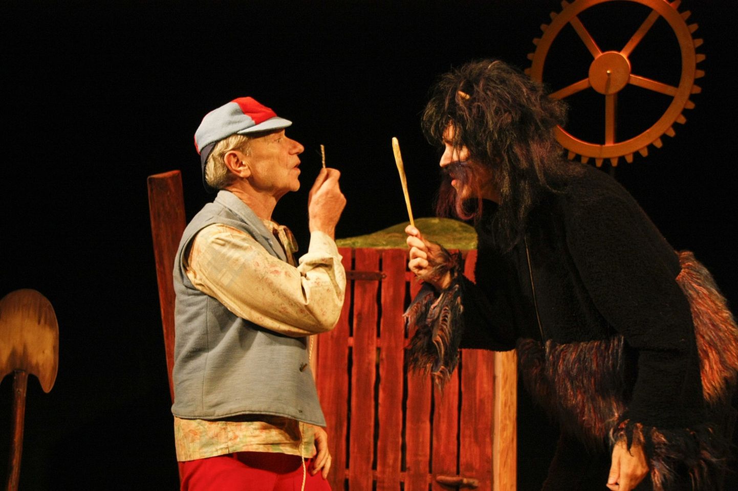 Kaval-Antsu mängib Volli Käro ja Vanapaganat Velvo Väli.