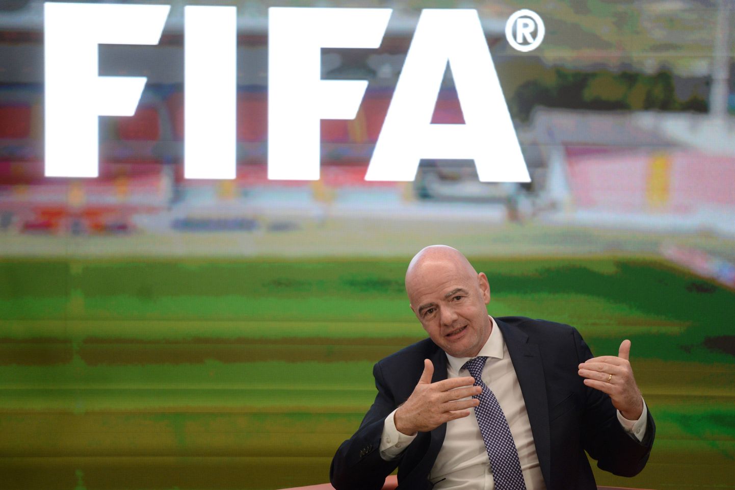 Maailma jalgpalliliidu FIFA president Gianni Infantino.